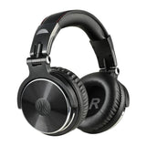 Oneodio Pro 10 Professional Wired Over Ear DJ and Studio Monitoring Headphones - BK