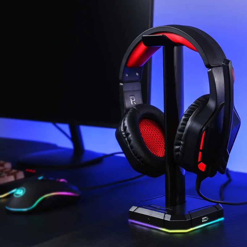 REDRAGON Over-Ear THEMIS Aux Gaming Headset - Black