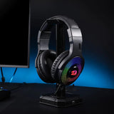 REDRAGON Over-Ear PANDORA USB (Power Only)|Aux (Mic and Headset) RGB Gaming Headset - Black