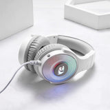 REDRAGON Over-Ear PANDORA USB (Power Only)|Aux (Mic and Headset) RGB Gaming Headset - White